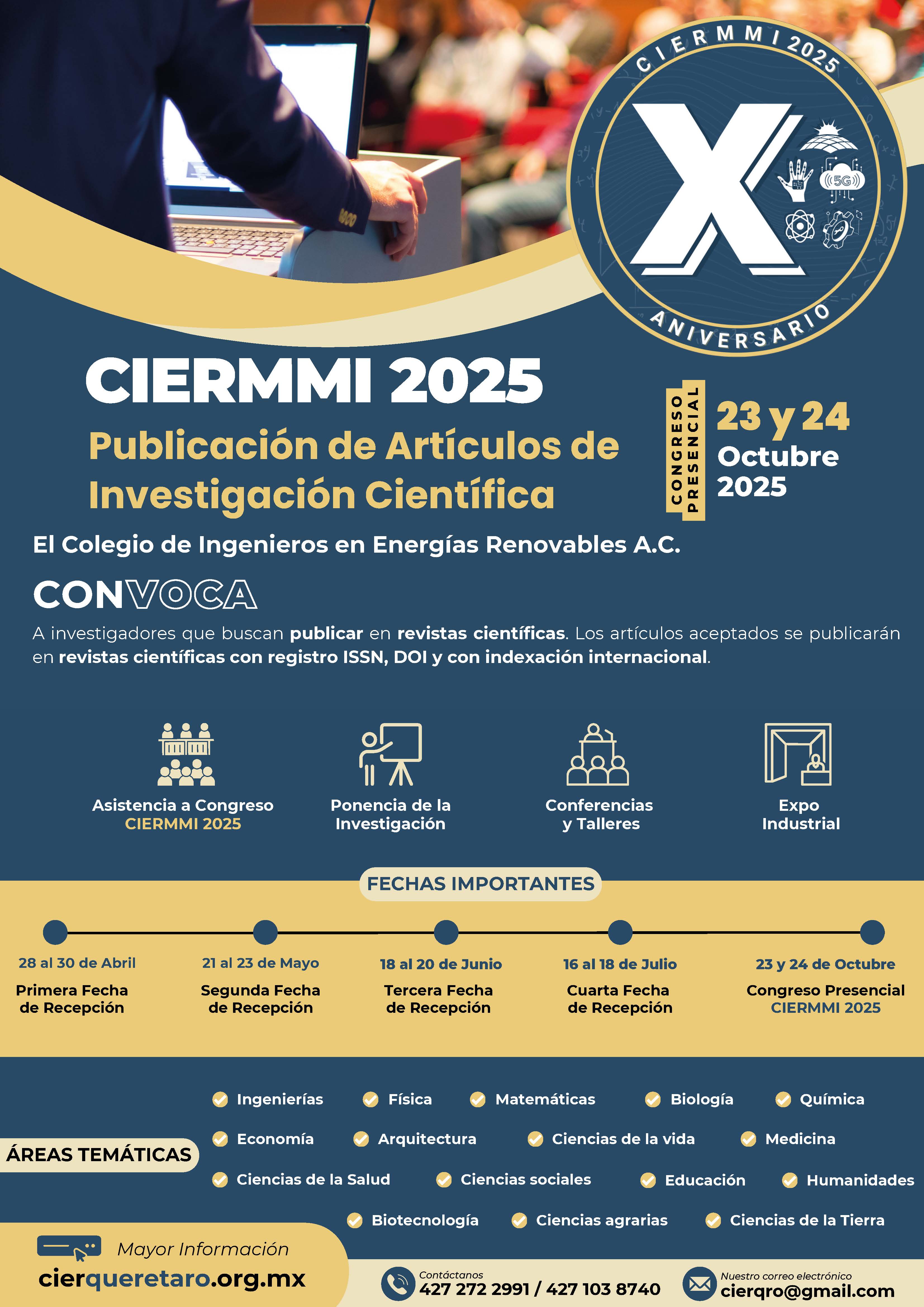 Publicación de artículos de Investigación Científica