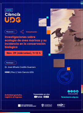 Investigaciones sobre ecología de aves marinas y