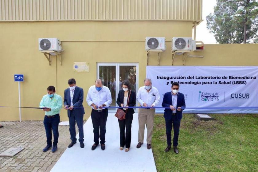 Inauguran Laboratorio para diagnóstico de COVID-19 en CUSur