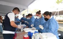 Aplican en CUAAD 3 mil 912 vacunas Pfizer, en su segunda dosis, a adultos mayores de Guadalajara