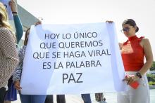 exigir un alto a la violencia